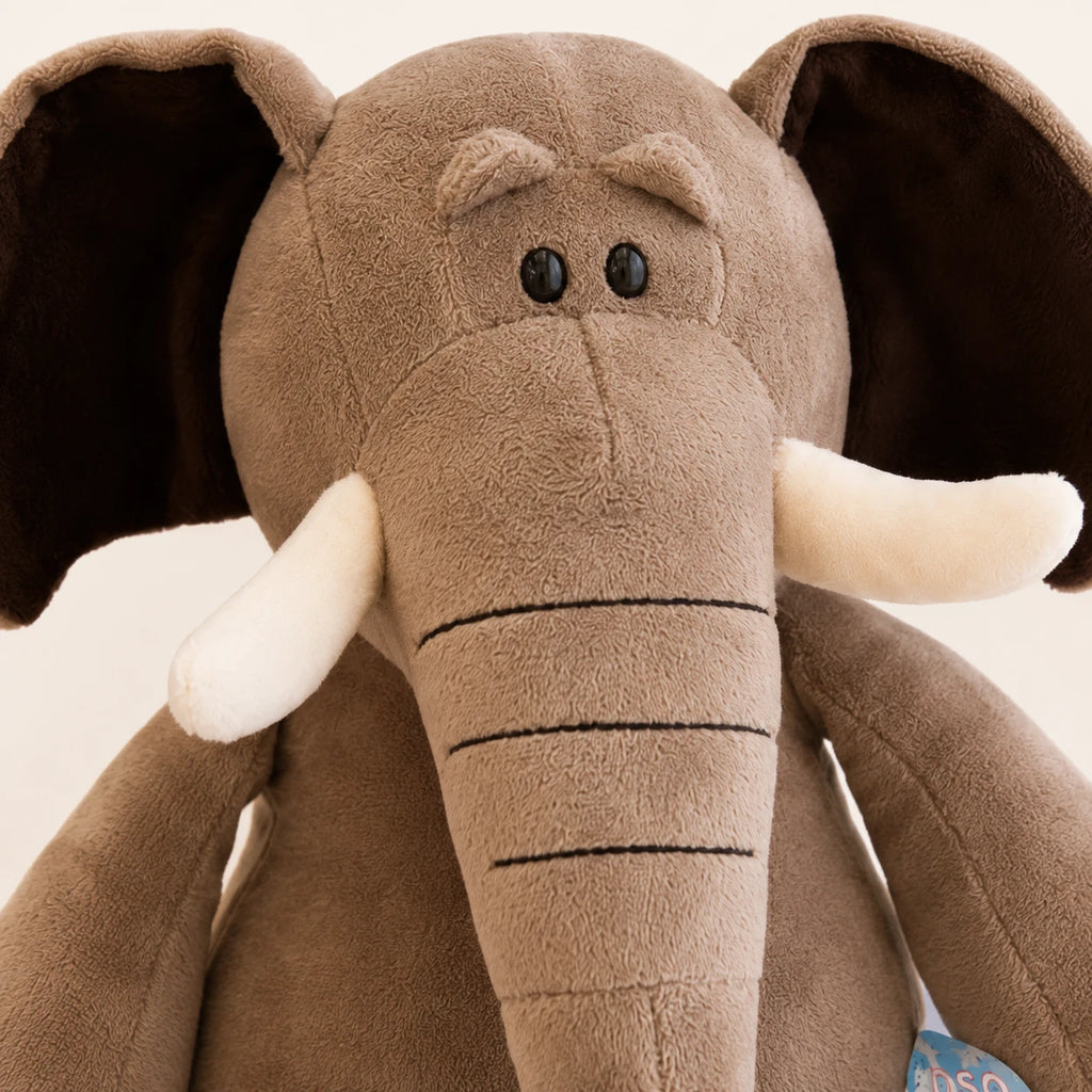 Peluche éléphant - détail texture