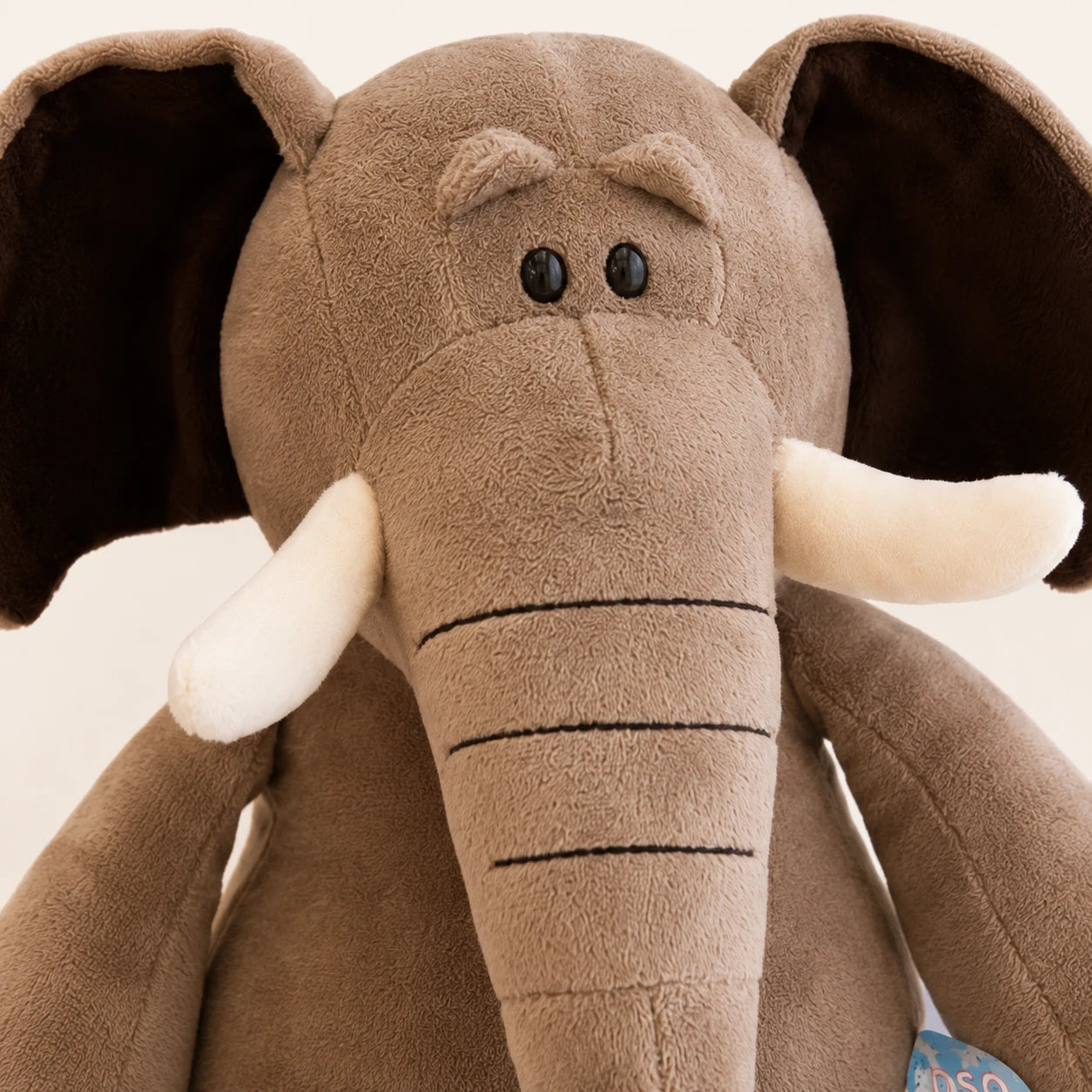 Peluche éléphant - détail texture