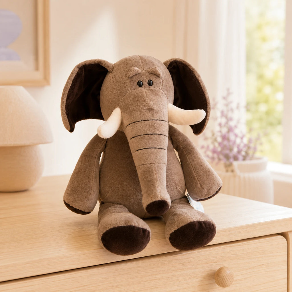 Peluche éléphant - mise en situation