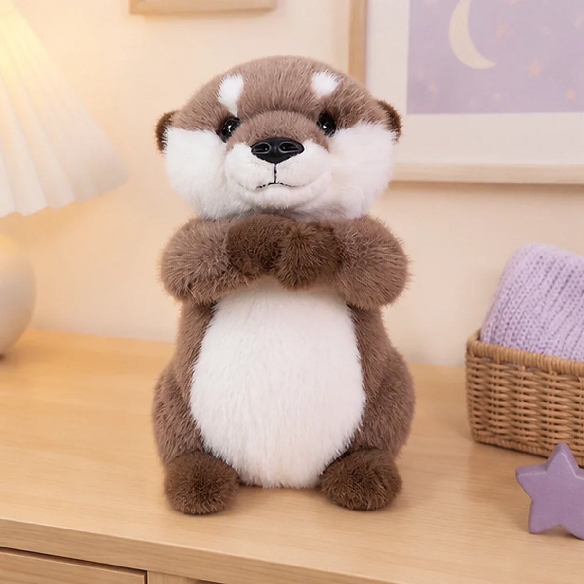 Peluche loutre kawaii 25 cm - photo produit 4