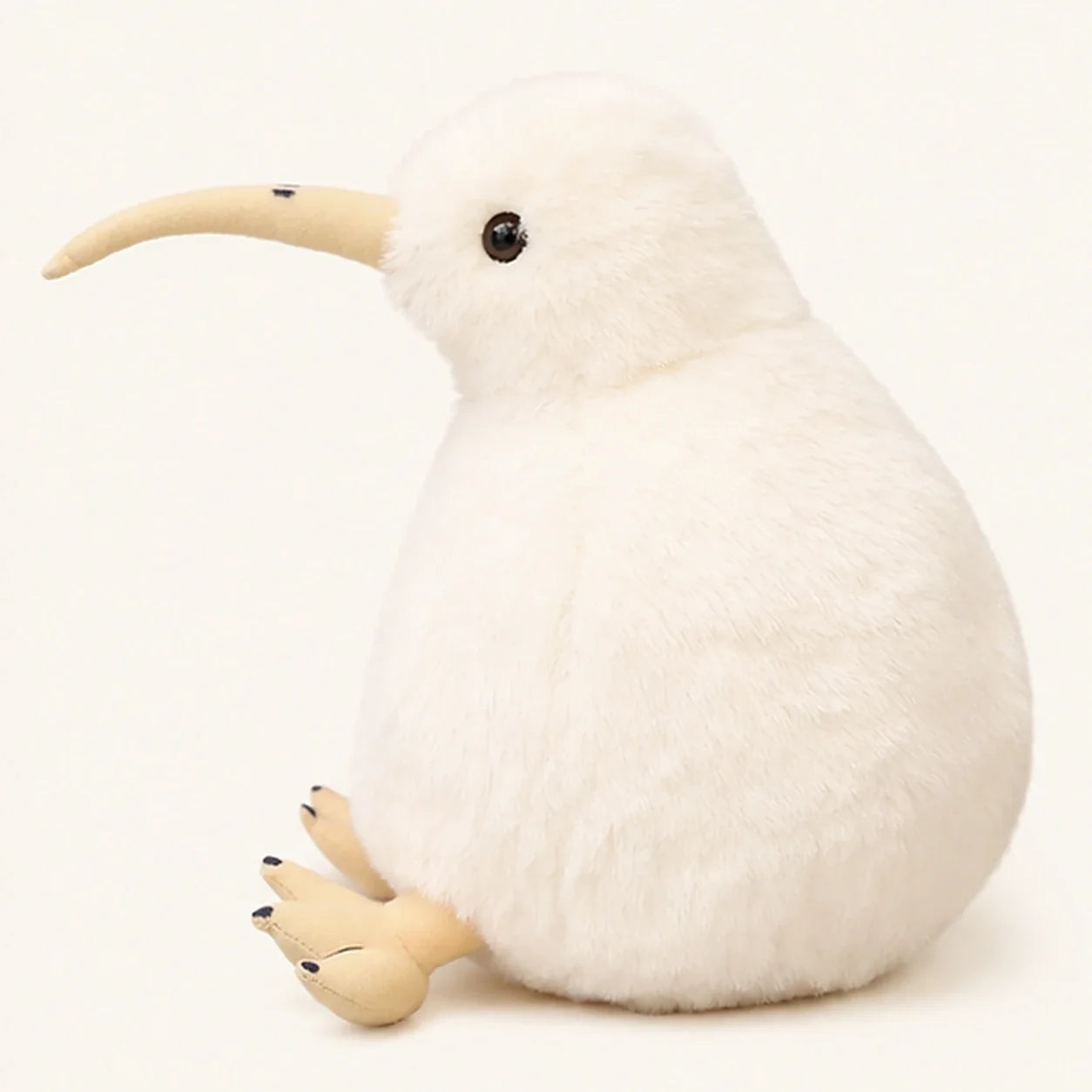 Peluche kiwi blanc 20 cm - photo principale