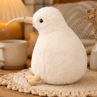 Peluche kiwi blanc 20 cm - mise en situation