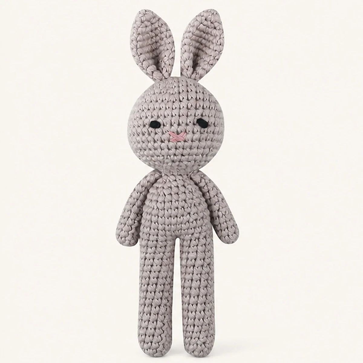 Peluche lapin crochet F2 19 cm - photo principale