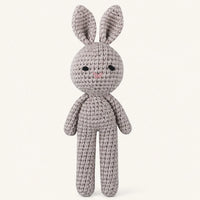 Peluche lapin crochet F2 19 cm - photo principale