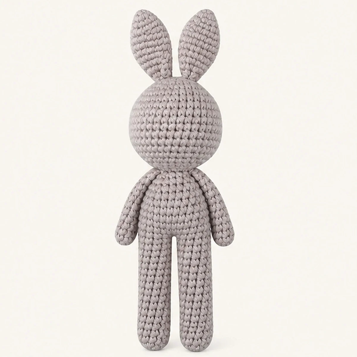 Peluche lapin crochet F2 19 cm - autre angle