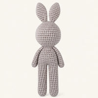Peluche lapin crochet F2 19 cm - autre angle
