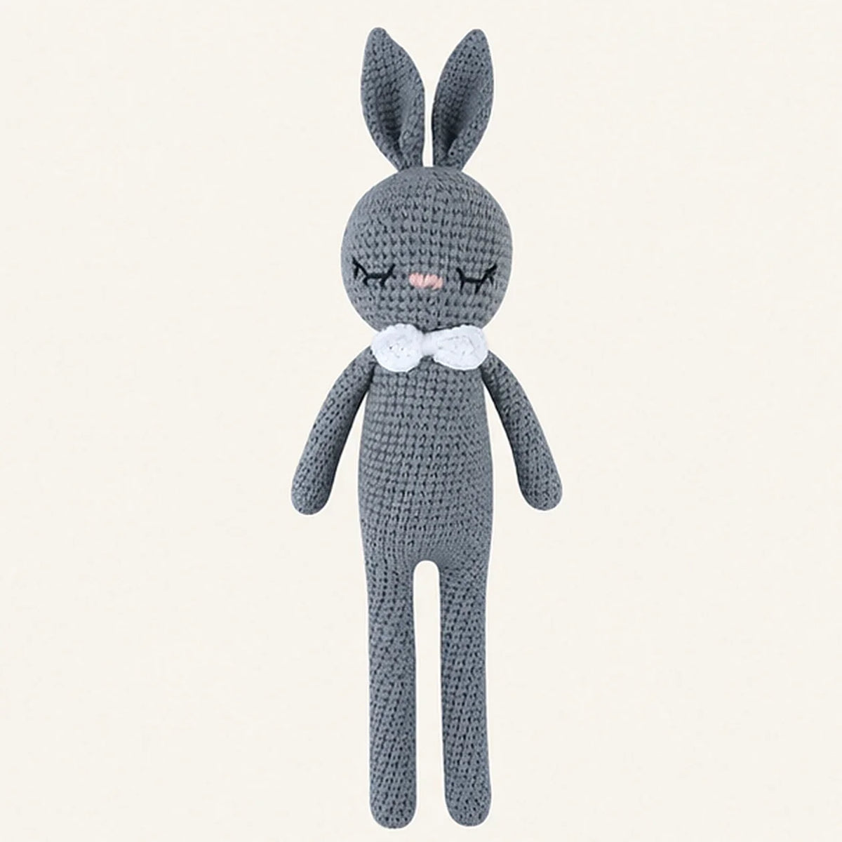 Peluche lapin crochet G296 32 cm - photo principale