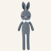 Peluche lapin crochet G296 32 cm - photo principale