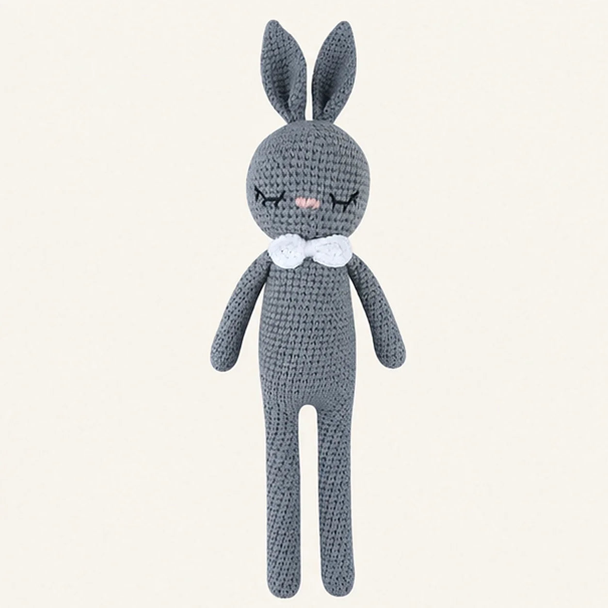 Peluche lapin crochet G296 32 cm - photo principale