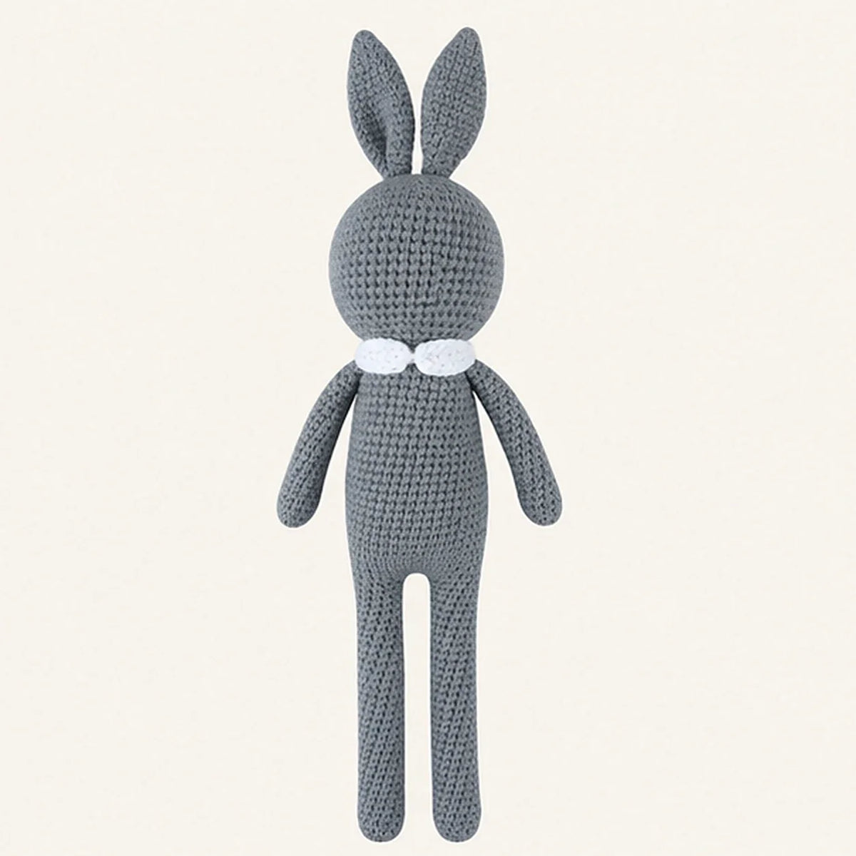 Peluche lapin crochet G296 32 cm - autre angle