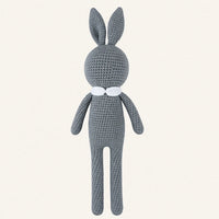 Peluche lapin crochet G296 32 cm - autre angle