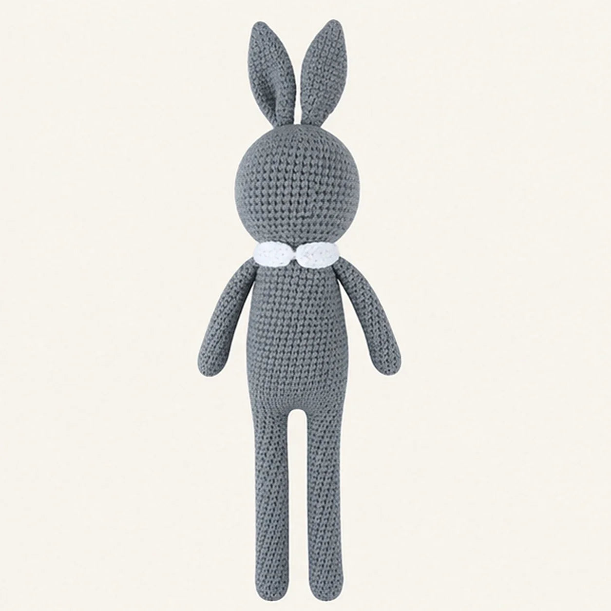 Peluche lapin crochet G296 32 cm - autre angle