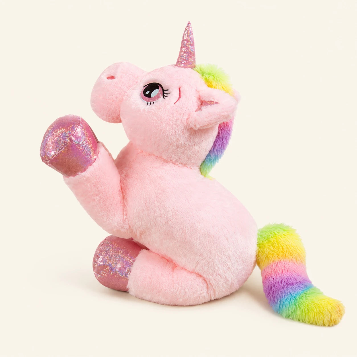 Peluche Licorne Rose