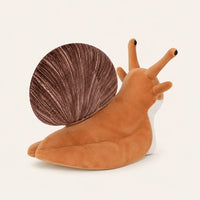 Peluche Escargot Marron Coquille Réaliste
