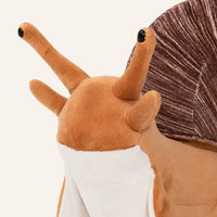 Peluche Escargot Marron Coquille Réaliste