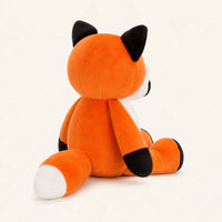 Peluche renard vue de dos avec sa queue