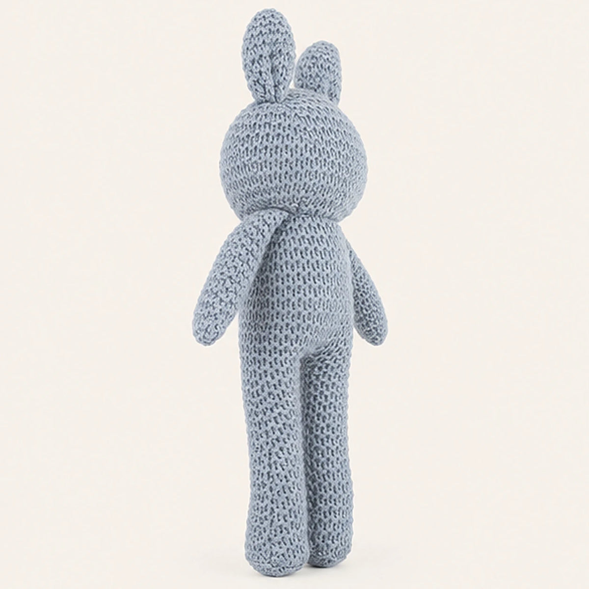 Peluche lapin au crochet vue de dos