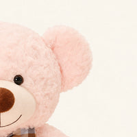 ours en peluche rose 50 cm vue de dos