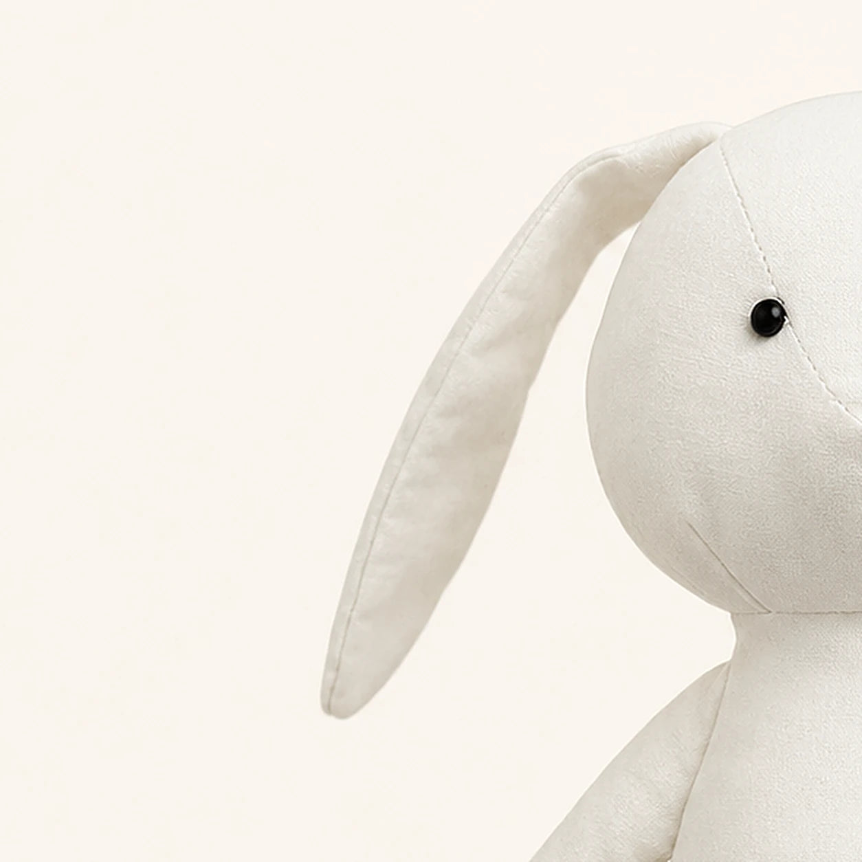 peluche lapin au crochet 25 cm vue de face