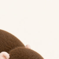 peluche souris realiste brune 70 cm vue de dos