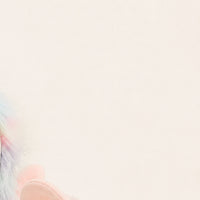 peluche licorne ailee rose 25 cm - dos
