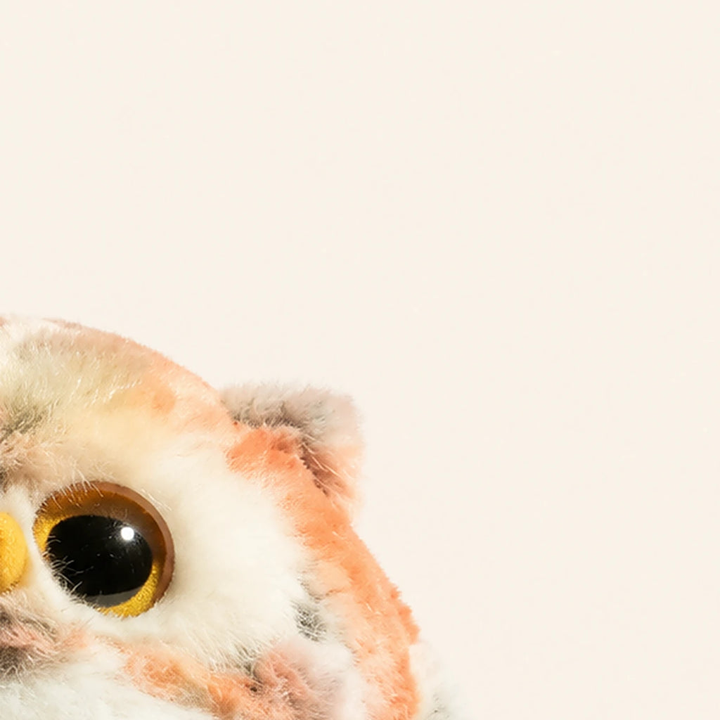 petite peluche hibou 11 cm - dos