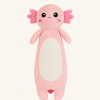 grande peluche axolotl rose face