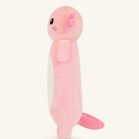 grande peluche axolotl rose dos