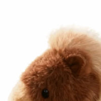 peluche cheval brun fonce face