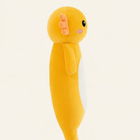 Peluche axolotl orange 85 cm vue de dos