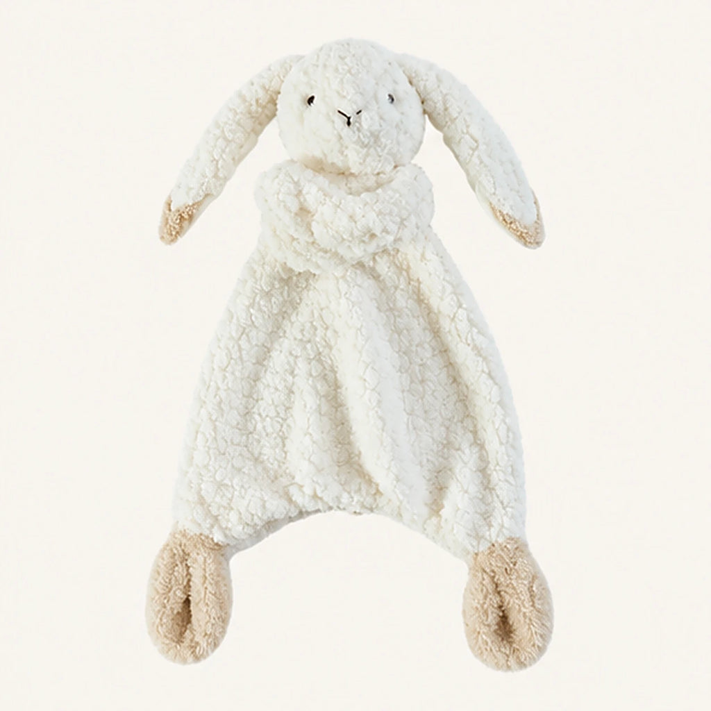 coffret doudou lapin beige couverture bebe vue de face