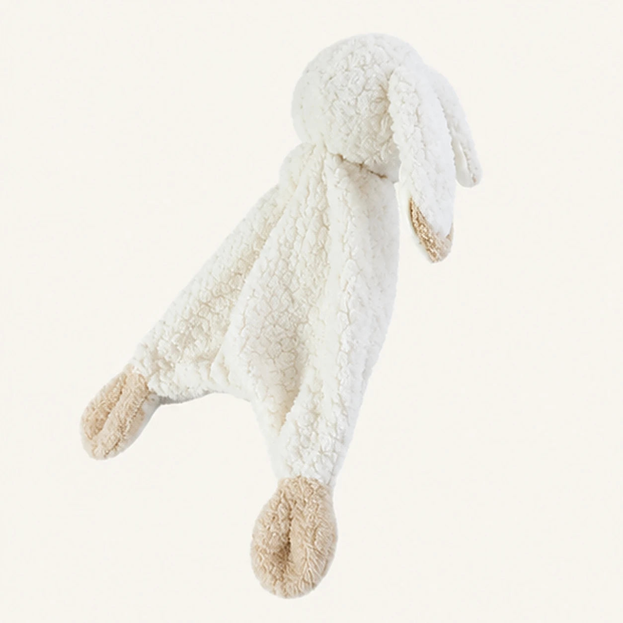 coffret doudou lapin beige couverture bebe vue de dos