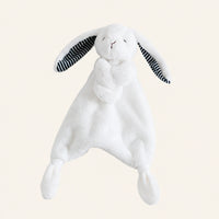 coffret doudou lapin blanc couverture bebe vue de face