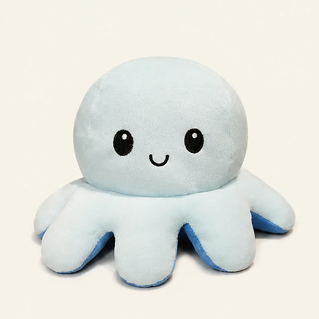 Peluche poulpe reversible vue de face