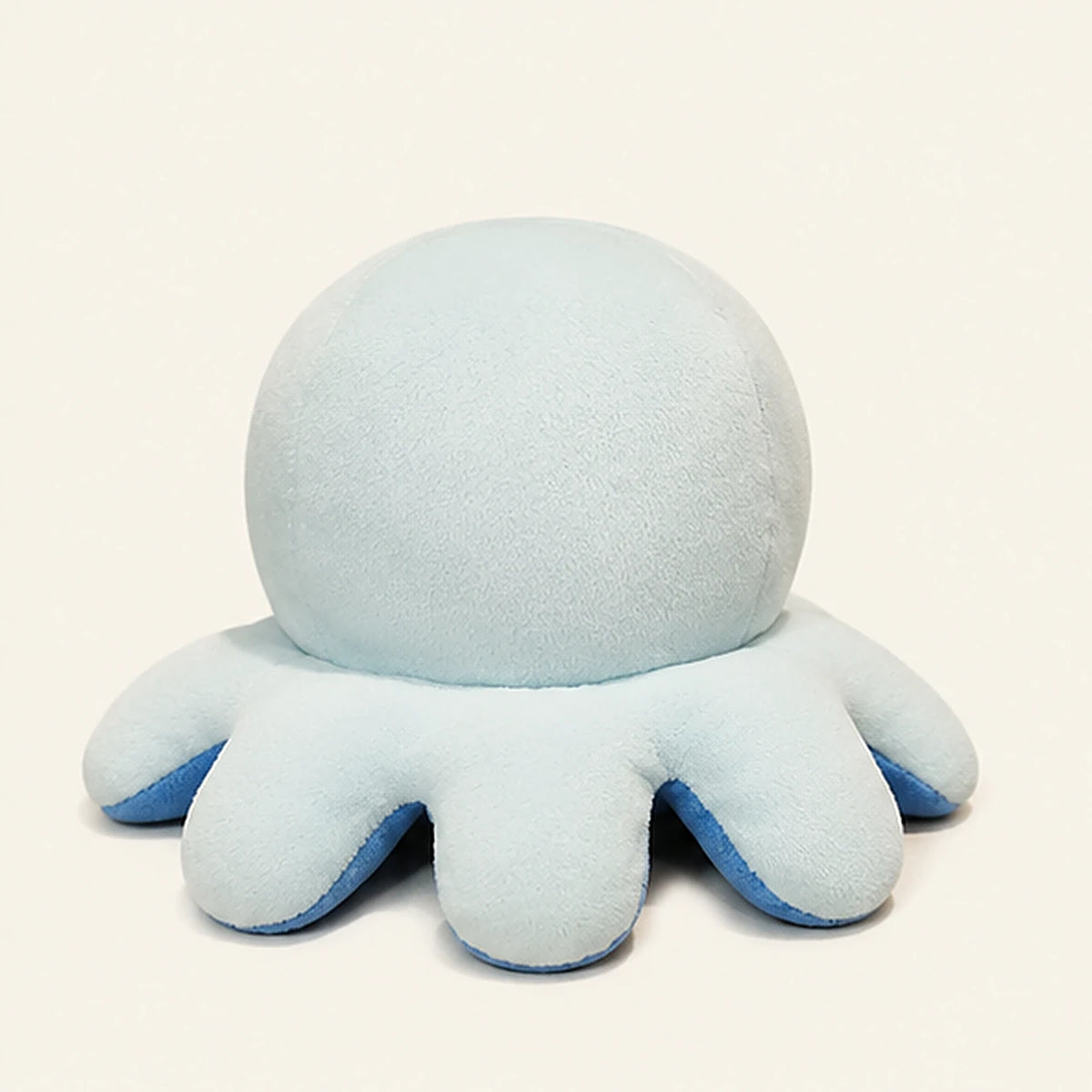 Peluche poulpe reversible vue de dos
