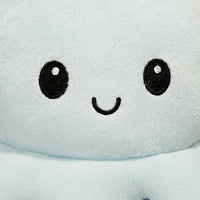 Peluche poulpe reversible detail texture