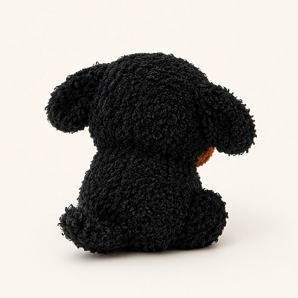 Mini peluche a pince chien bouvier bernois 11 cm - vue de dos