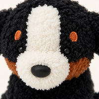Mini peluche a pince chien bouvier bernois 11 cm - detail