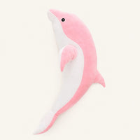 Peluche dauphin rose 30 cm - vue de dos