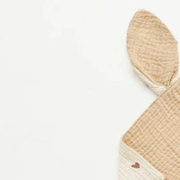 doudou plat lapin mousseline de face