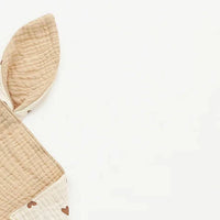 doudou plat lapin mousseline de dos