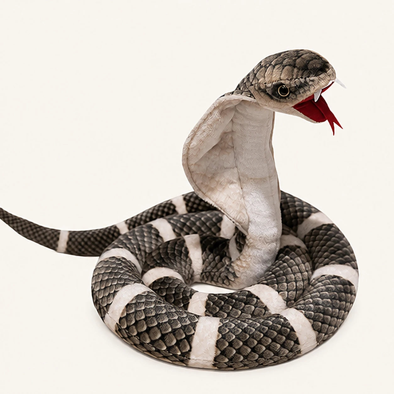 Peluche serpent cobra 115 cm - vue de dos