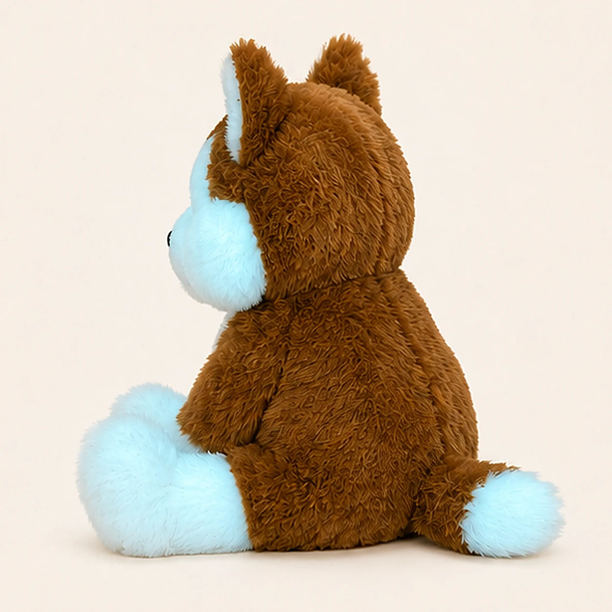 Peluche chiot phosphorescente veilleuse dos