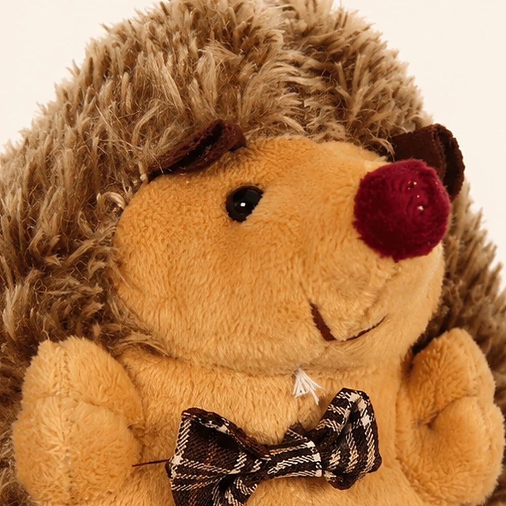 Peluche herisson 18 cm - gros plan texture