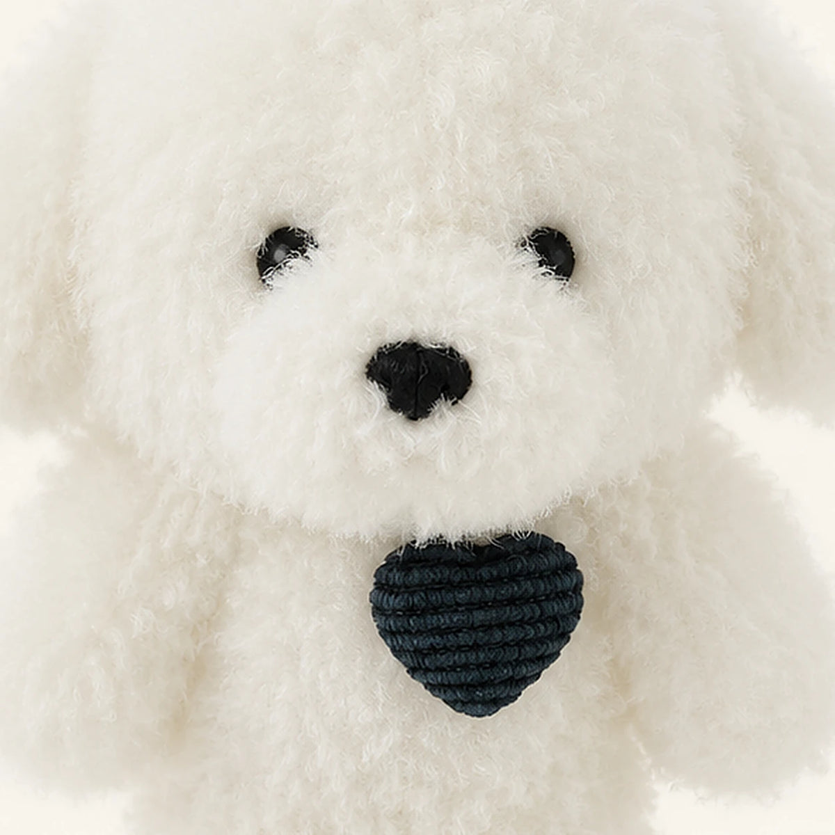 porte cles peluche alpaga argente detail
