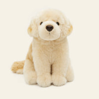 peluche labrador realiste assise vue face