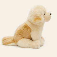 peluche labrador realiste assise vue dos
